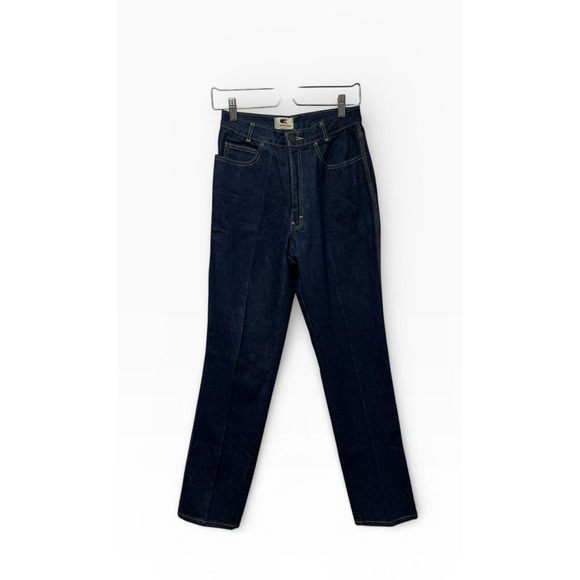 Calvin Klein Denim - VTG 70s Calvin Klein Jeans High Rise Straight Leg Dark Wash Sz 11 / 26 NEW!